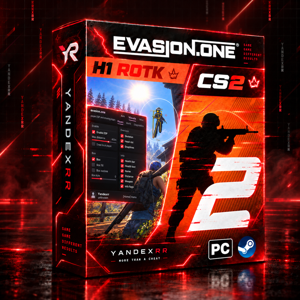 Buy CS2 Evasion.one and H1Z1 ROTK keys at Yandexrr.store